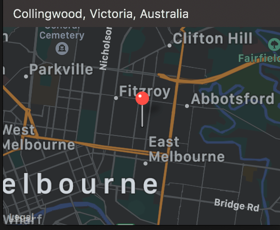 fitzroy/collingwood street location