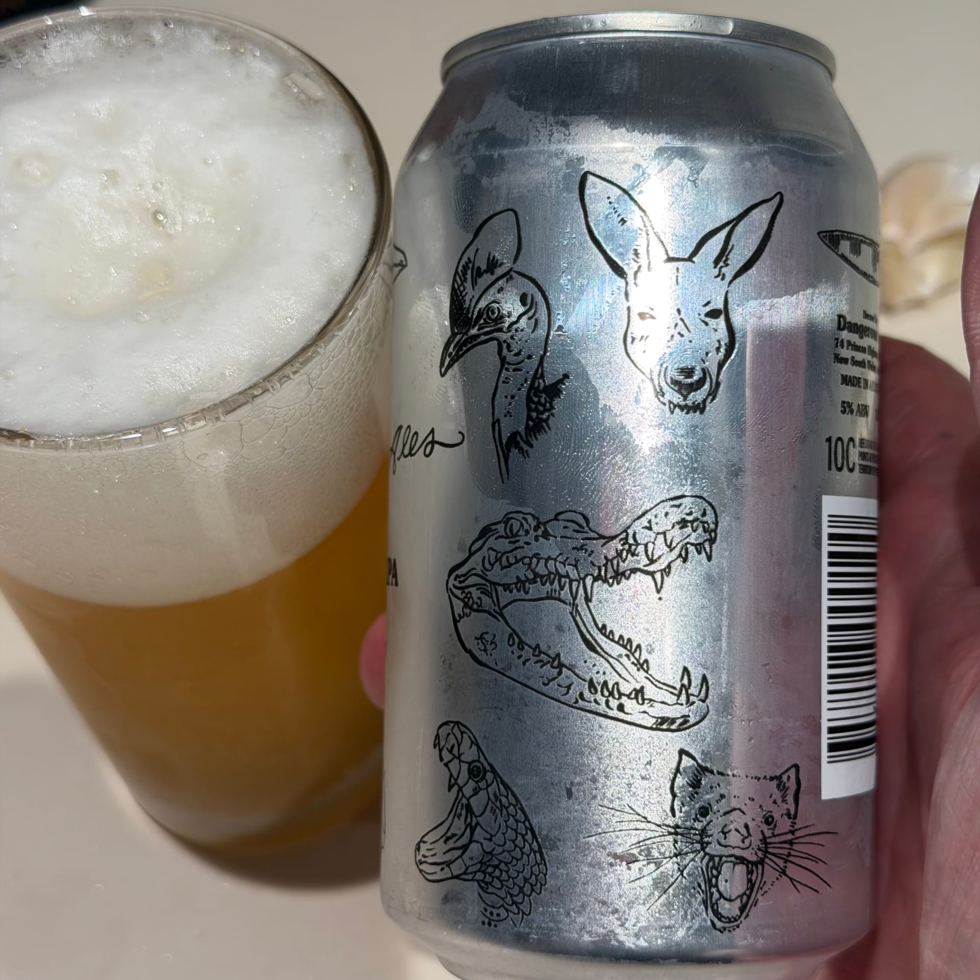 Dangerous Ales Extra Dangerous XPA artwork and detail