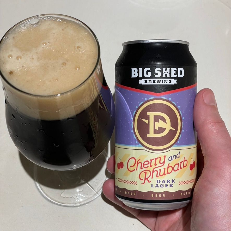 Big Shed Brewing - Cherry and Rhubarb Dark Lager
