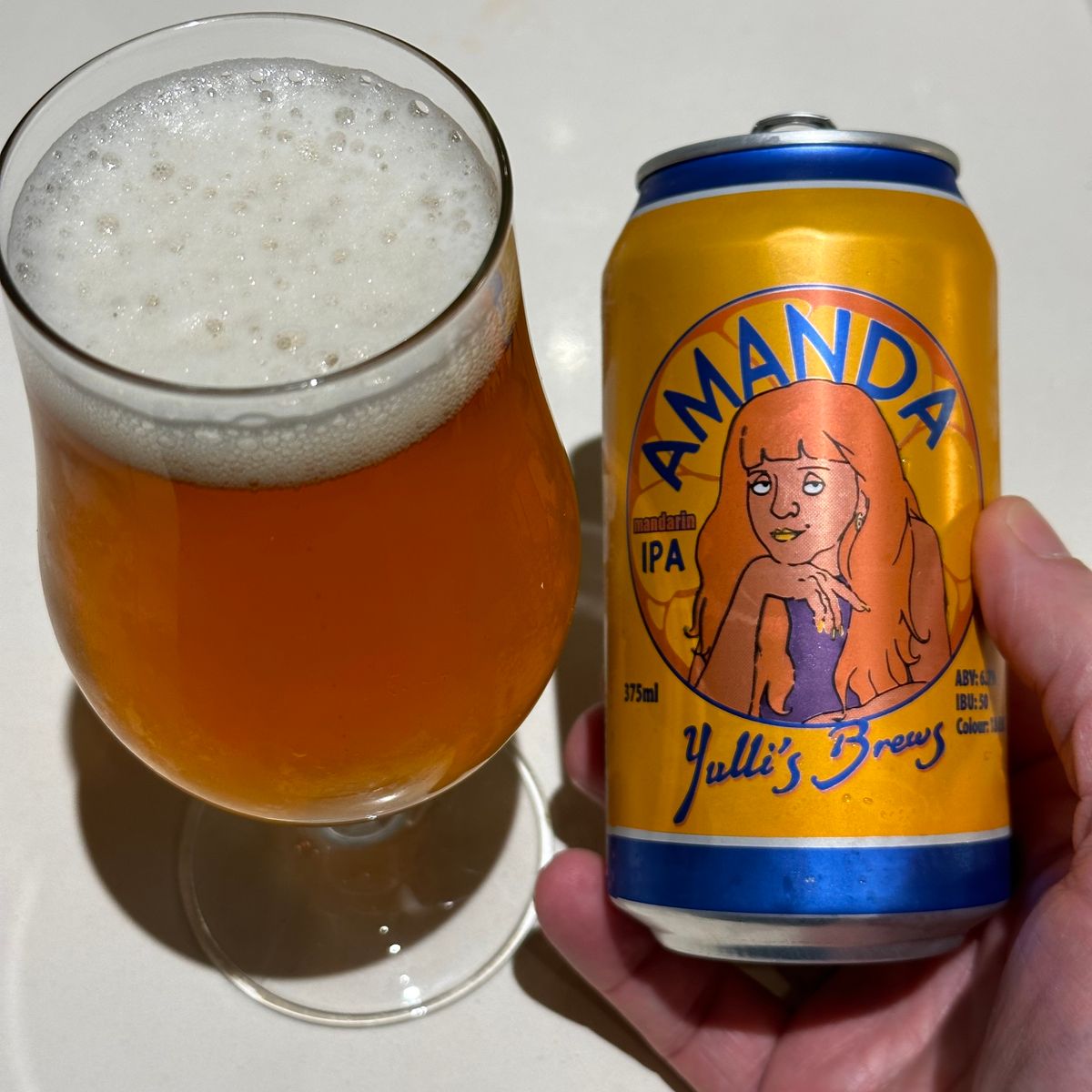 Yulli's Brews' Amanda Mandarin IPA