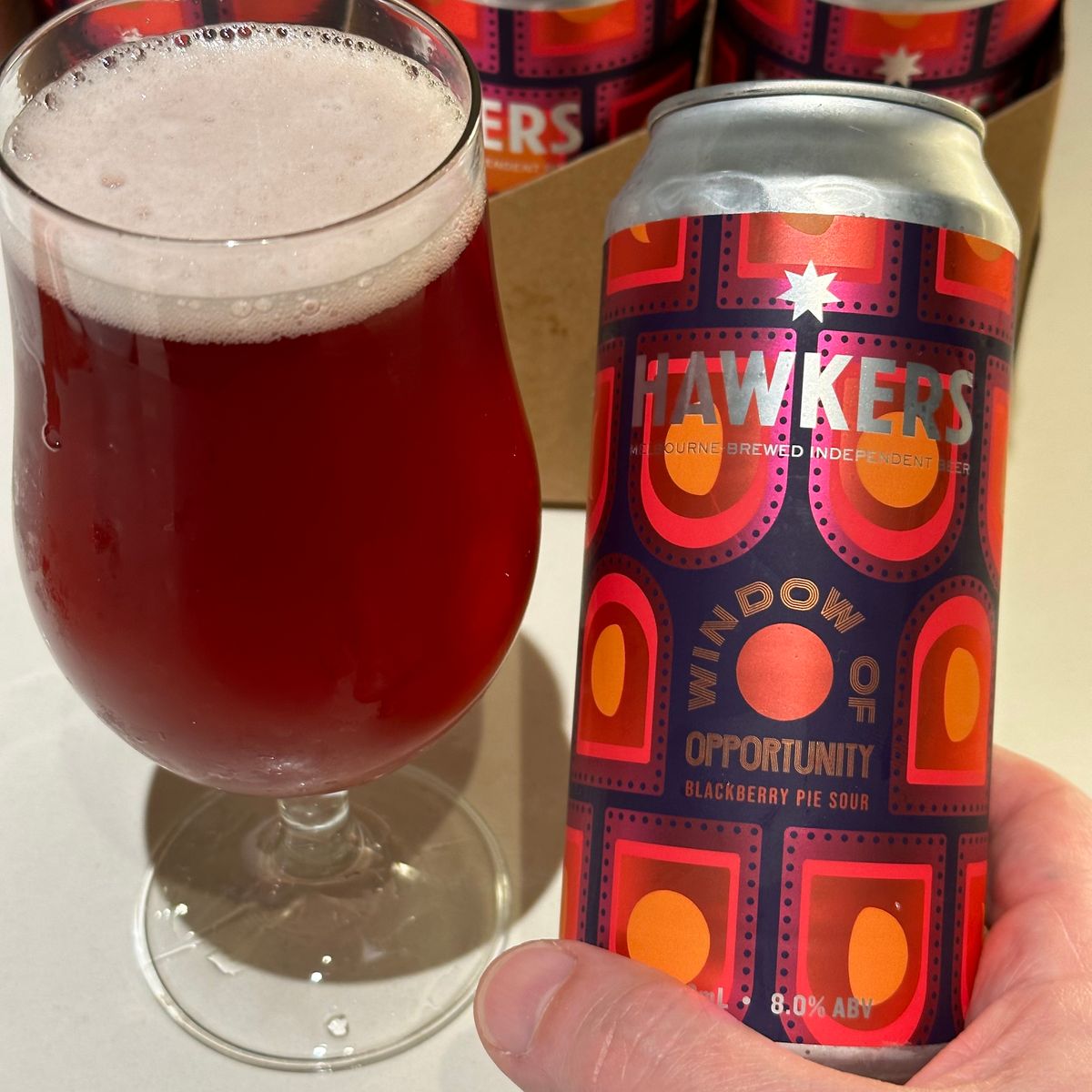 Hawkers Window of Opportunity Blackberry Pie Sour