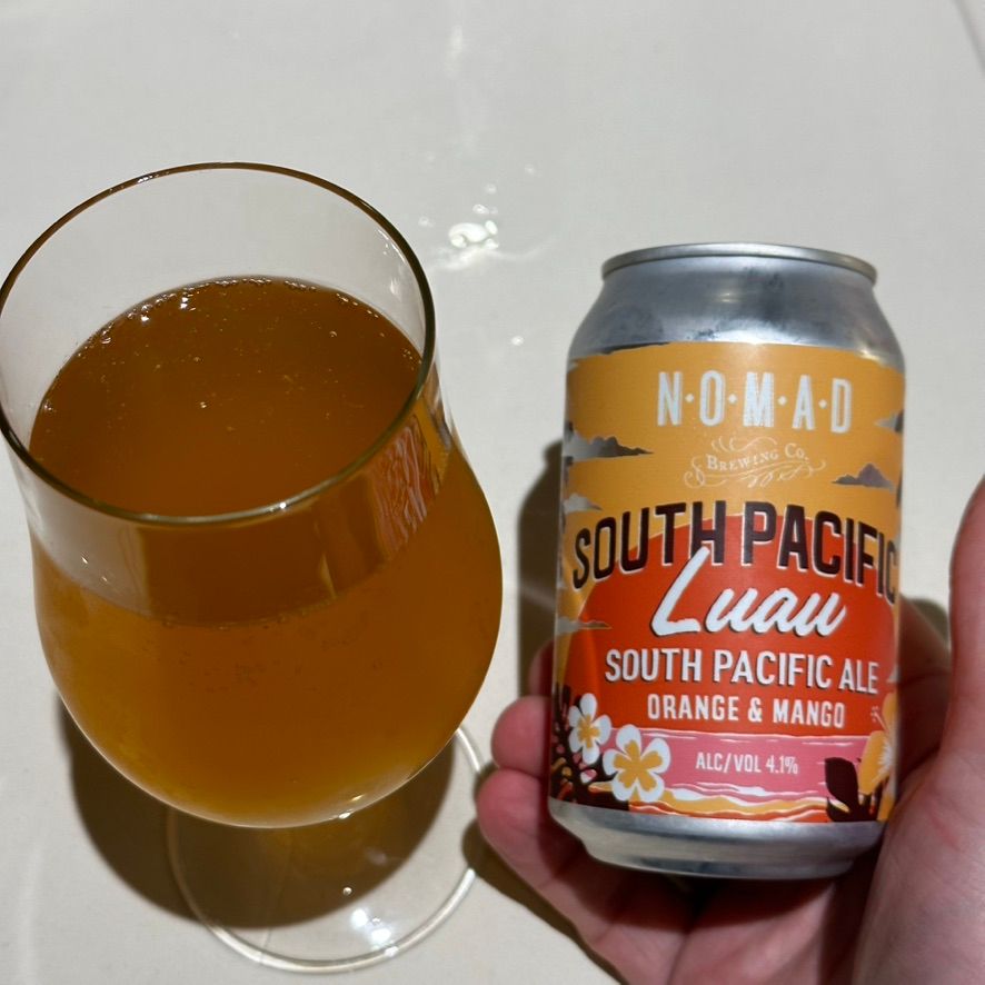 NOMAD Brewing Company South Pacific Lauau Orange & Mango
