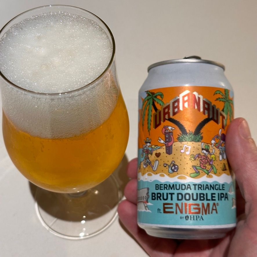 Urbanaut Brewing Bermuda Triangle
Brut Double IPA
ft Enigma®
by HPA