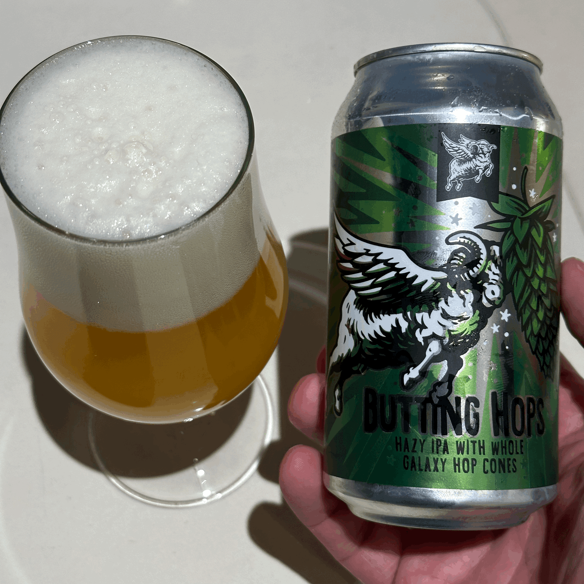 New England Brewing Butting Hops Hazy IPA