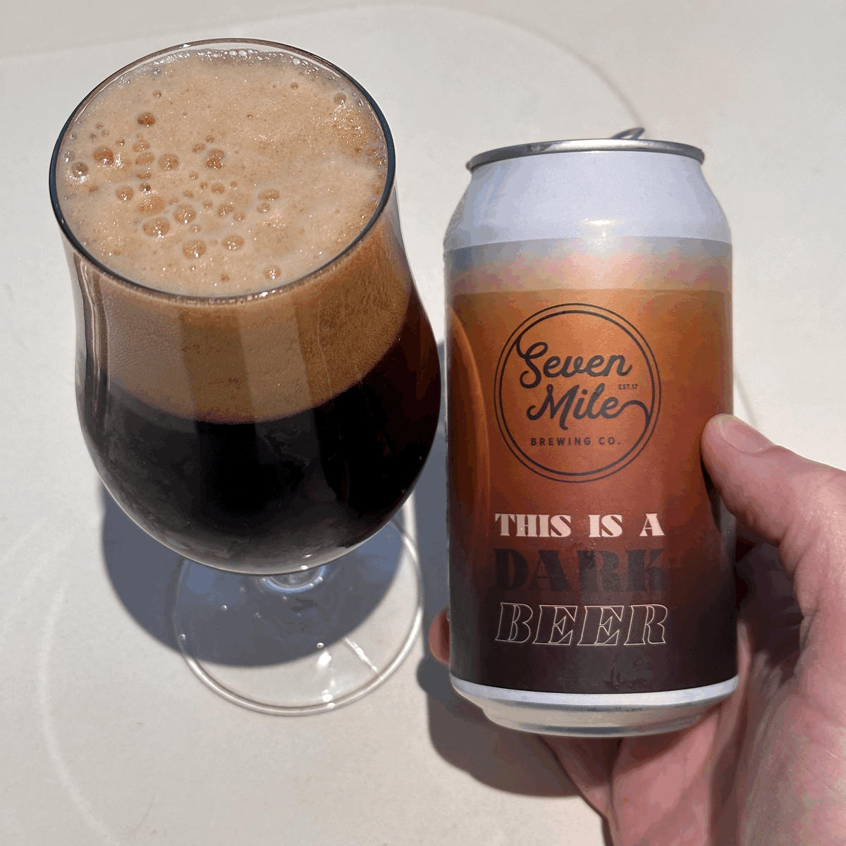 Seven Mile Brewing Co. This is a Dark Beer