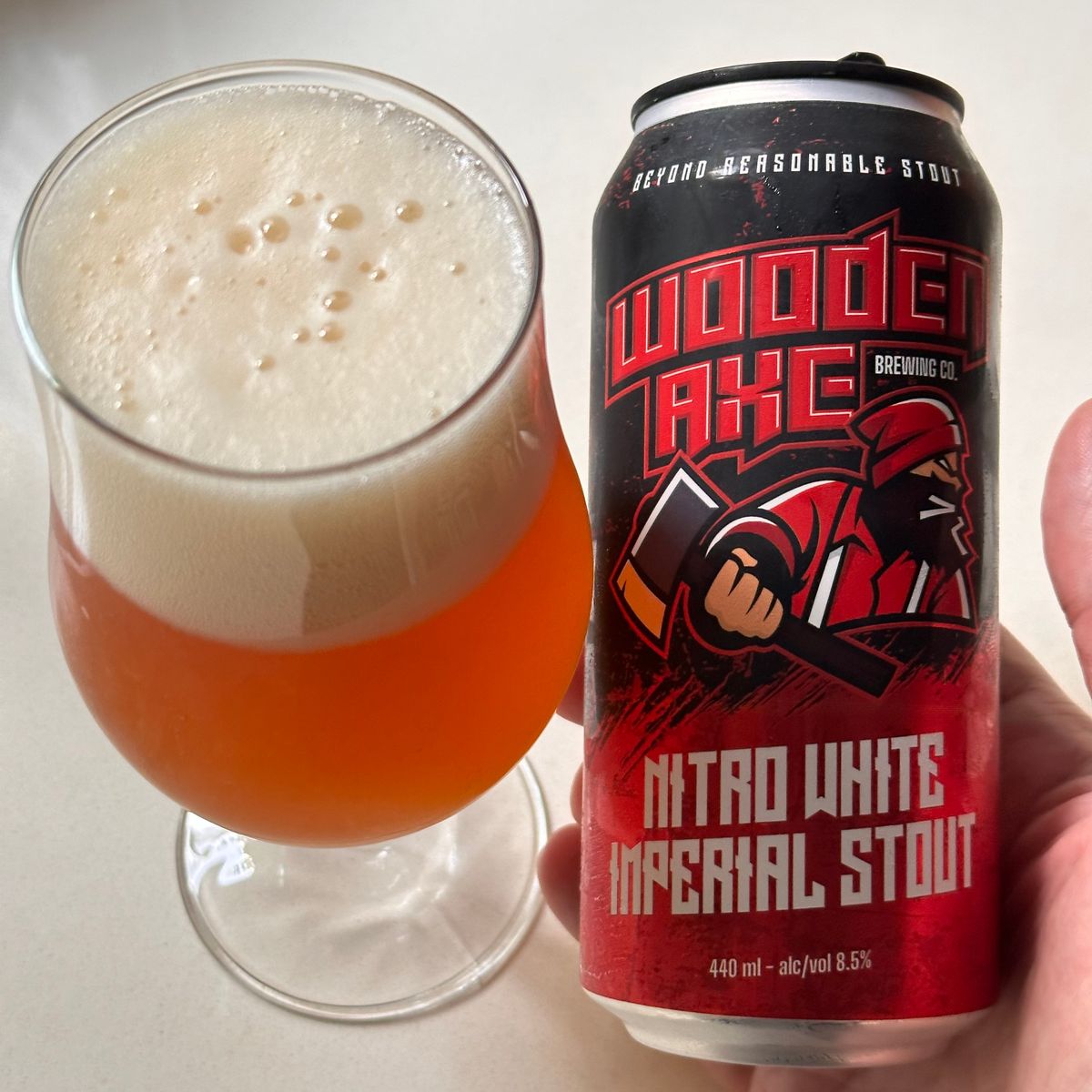 Wooden Axe Brewing Co - Beyond Reasonable Stout Nitro White Imperial Stout