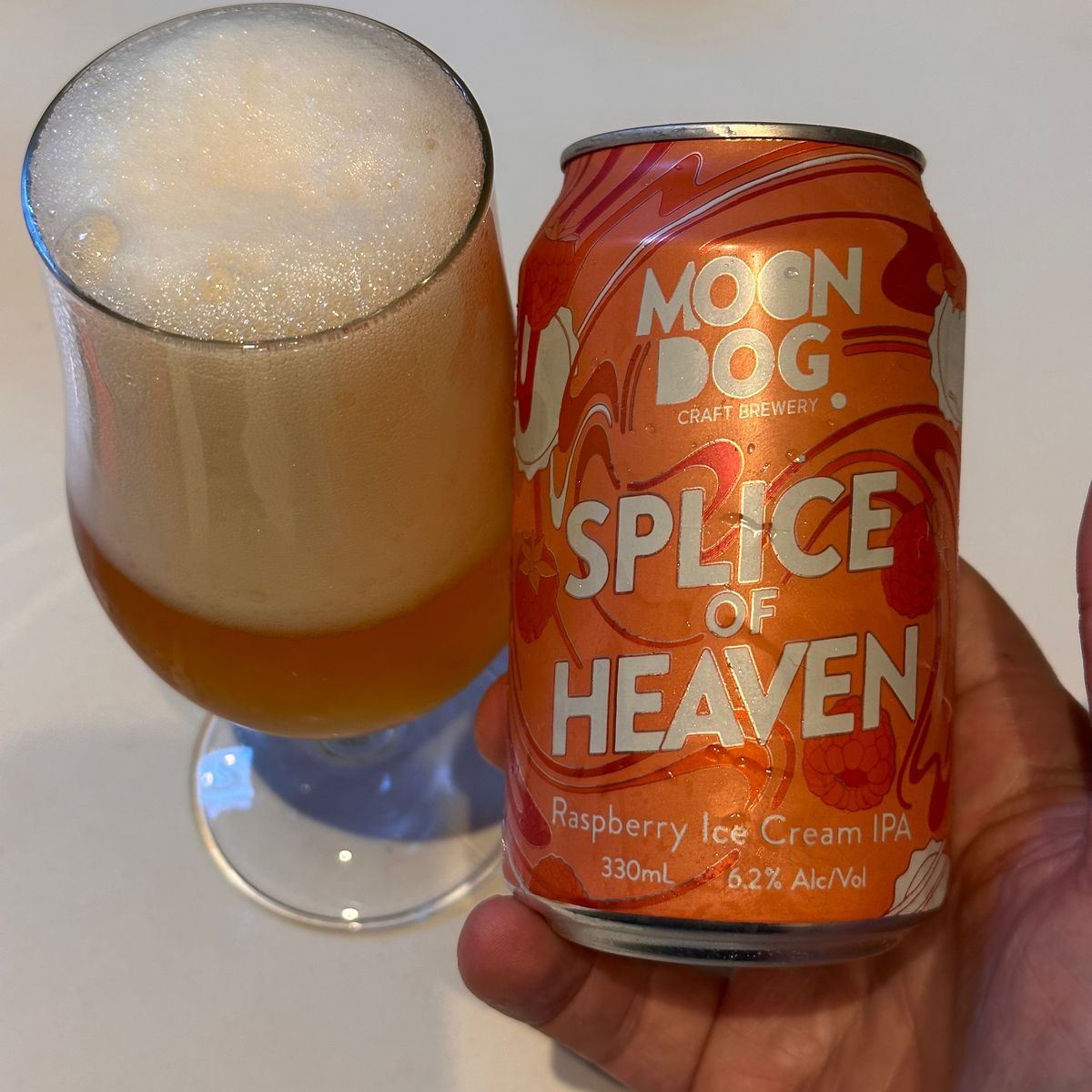 Moon Dog Splice of Heaven Raspberry Ice Cream IPA
