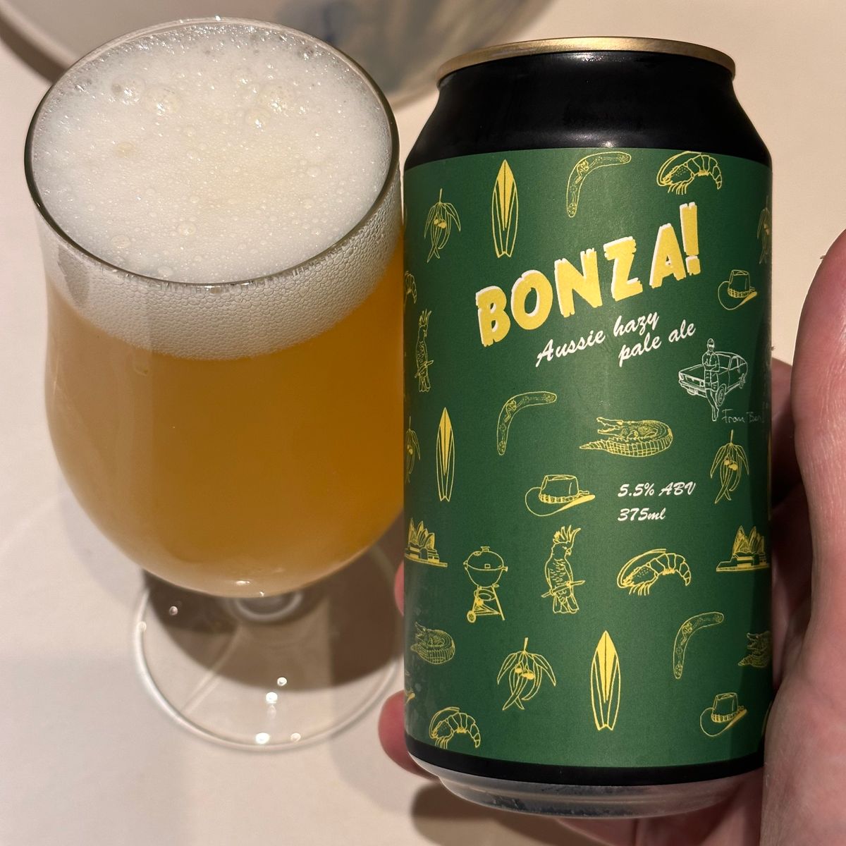 From Ben Bonza! Aussie Hazy Pale Ale
