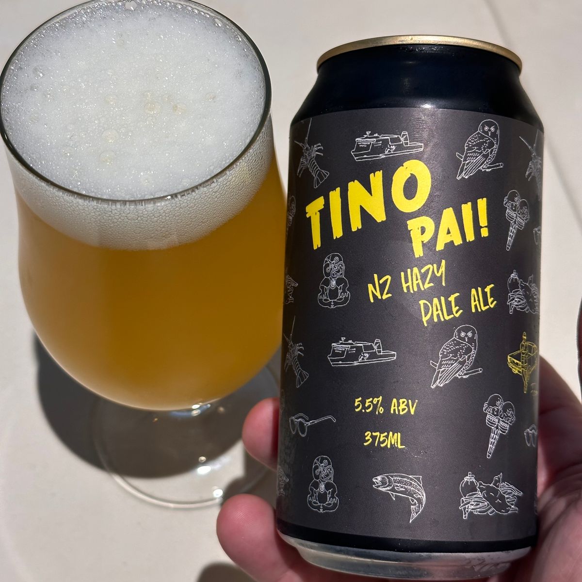 from Ben - Tino Pai! NZ Hazy Pale Ale