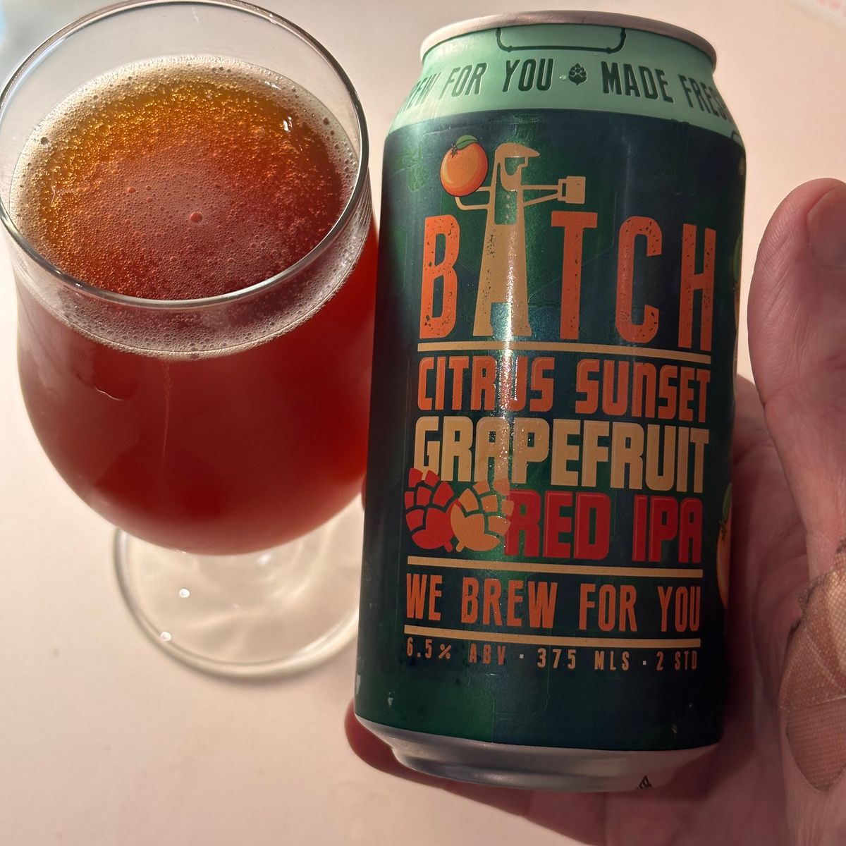 Batch Citrus Sunset Grapefruit Red IPA
