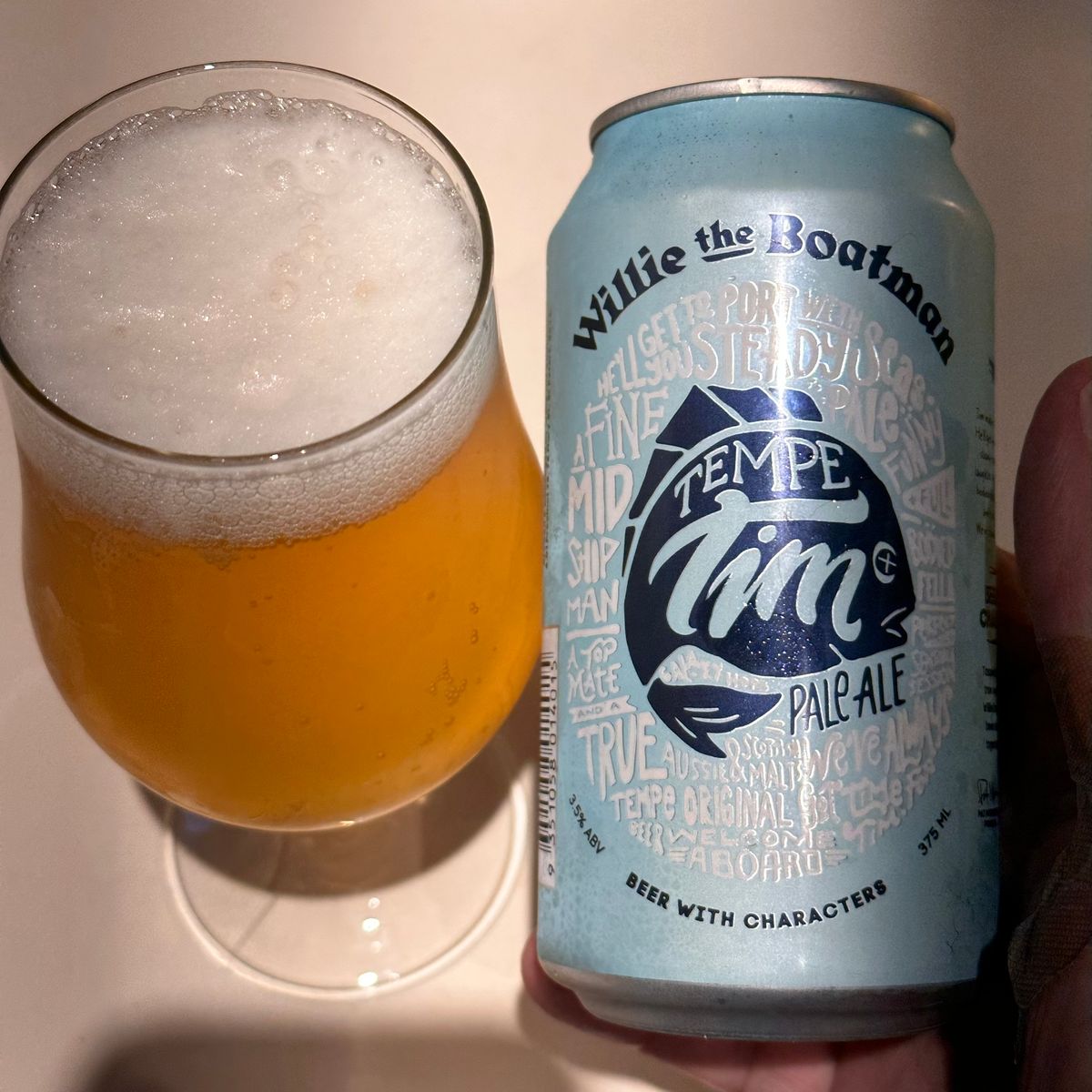 Willie the Boatman Tempe Tim Pale Ale