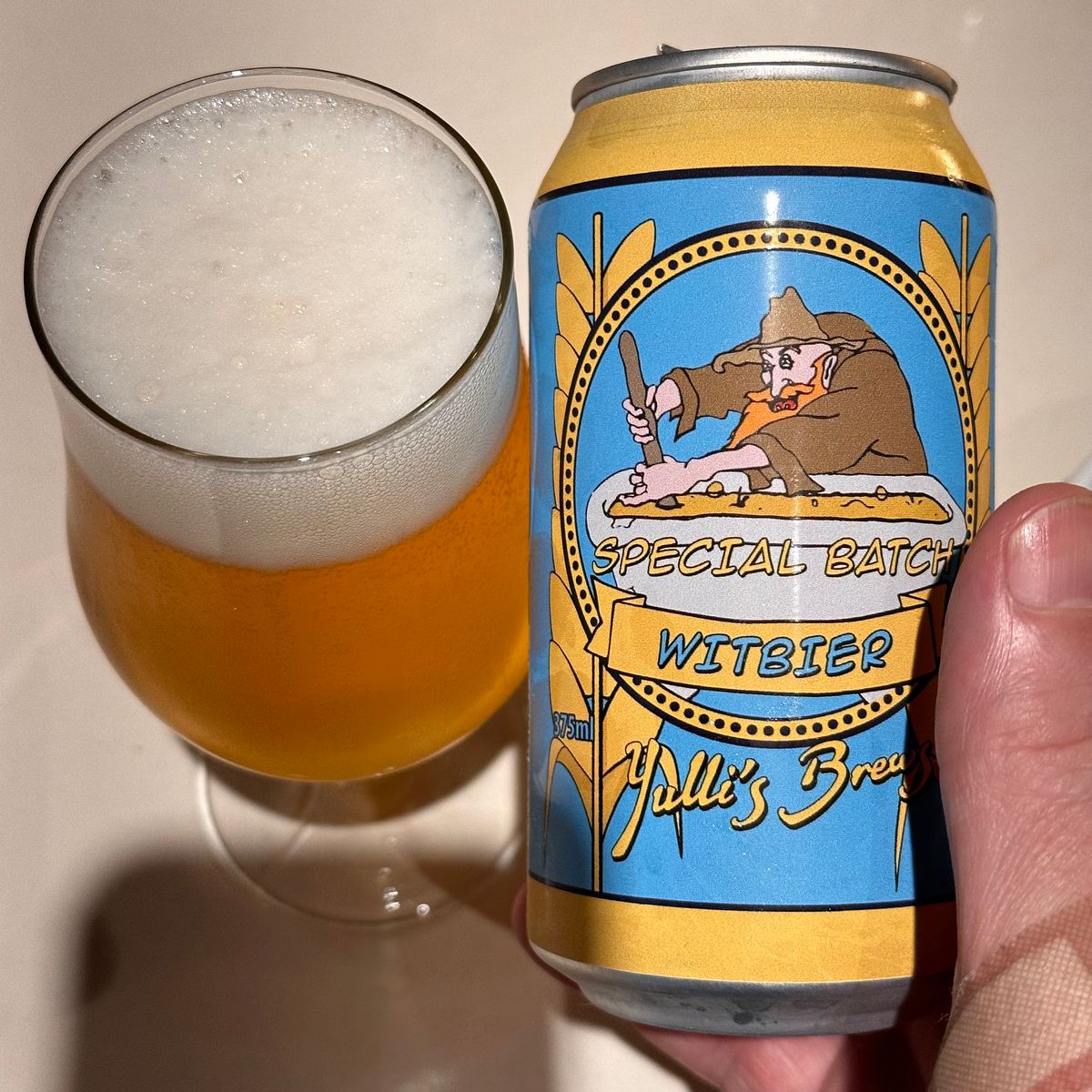 Yulli's Brews Special Batch Witbier