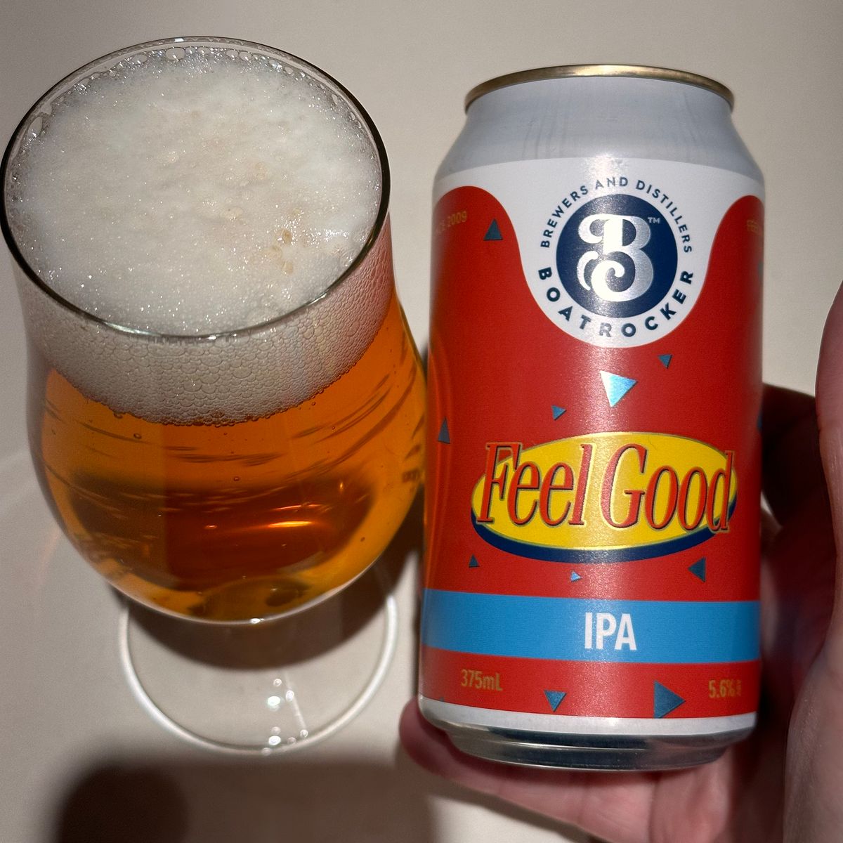 Boatrocker Brewers and Distillers Feel Good IPA