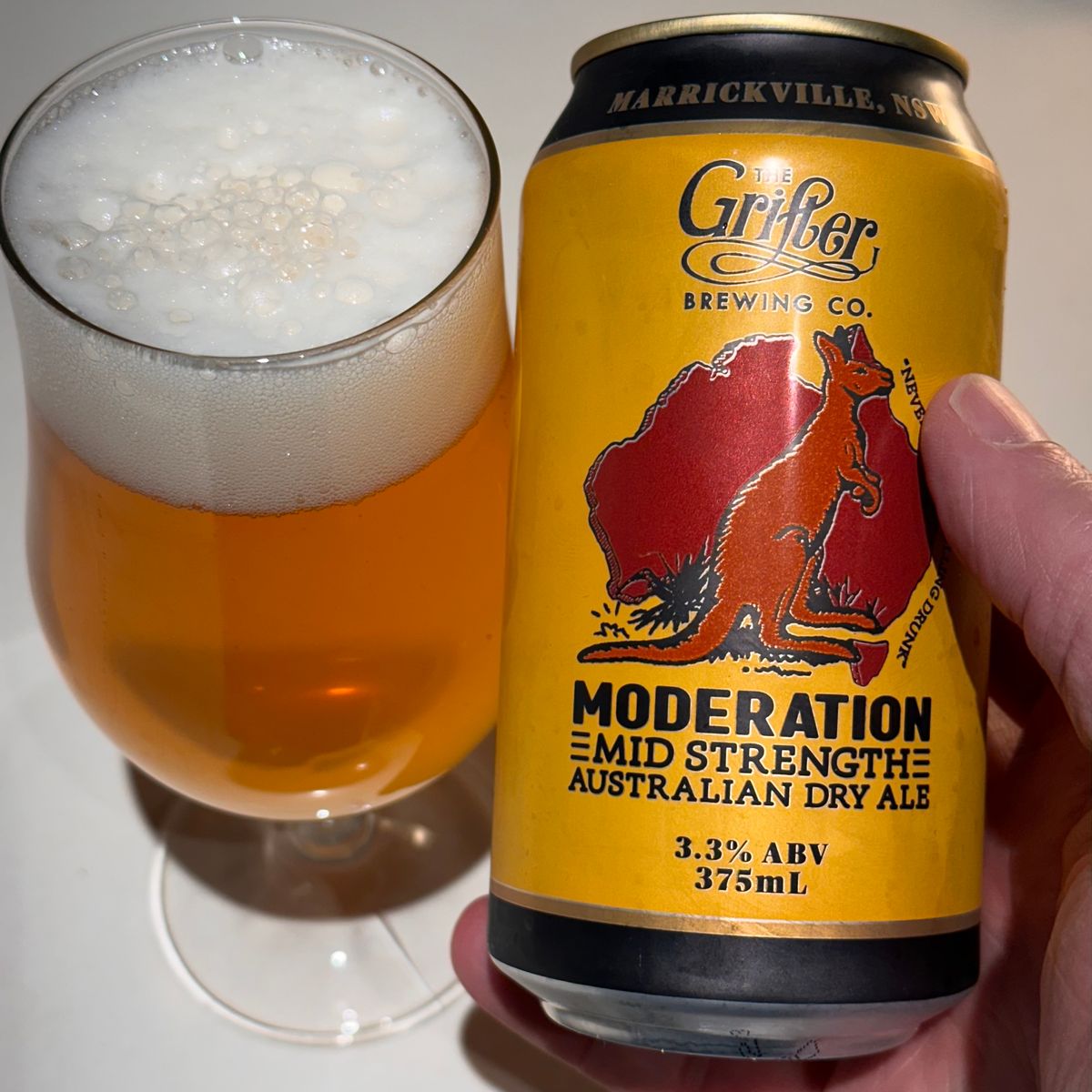 The Grifter Brewing Co. Moderation Mid Strength Australian Dry Ale