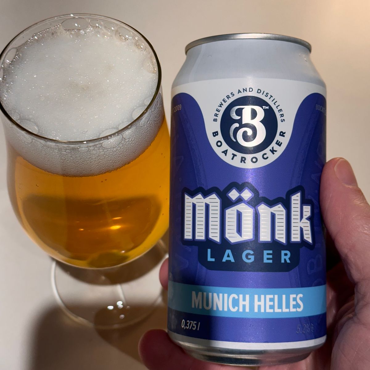 Boatrocker Brewers and Distillers Mönk Lager Munich Helles
