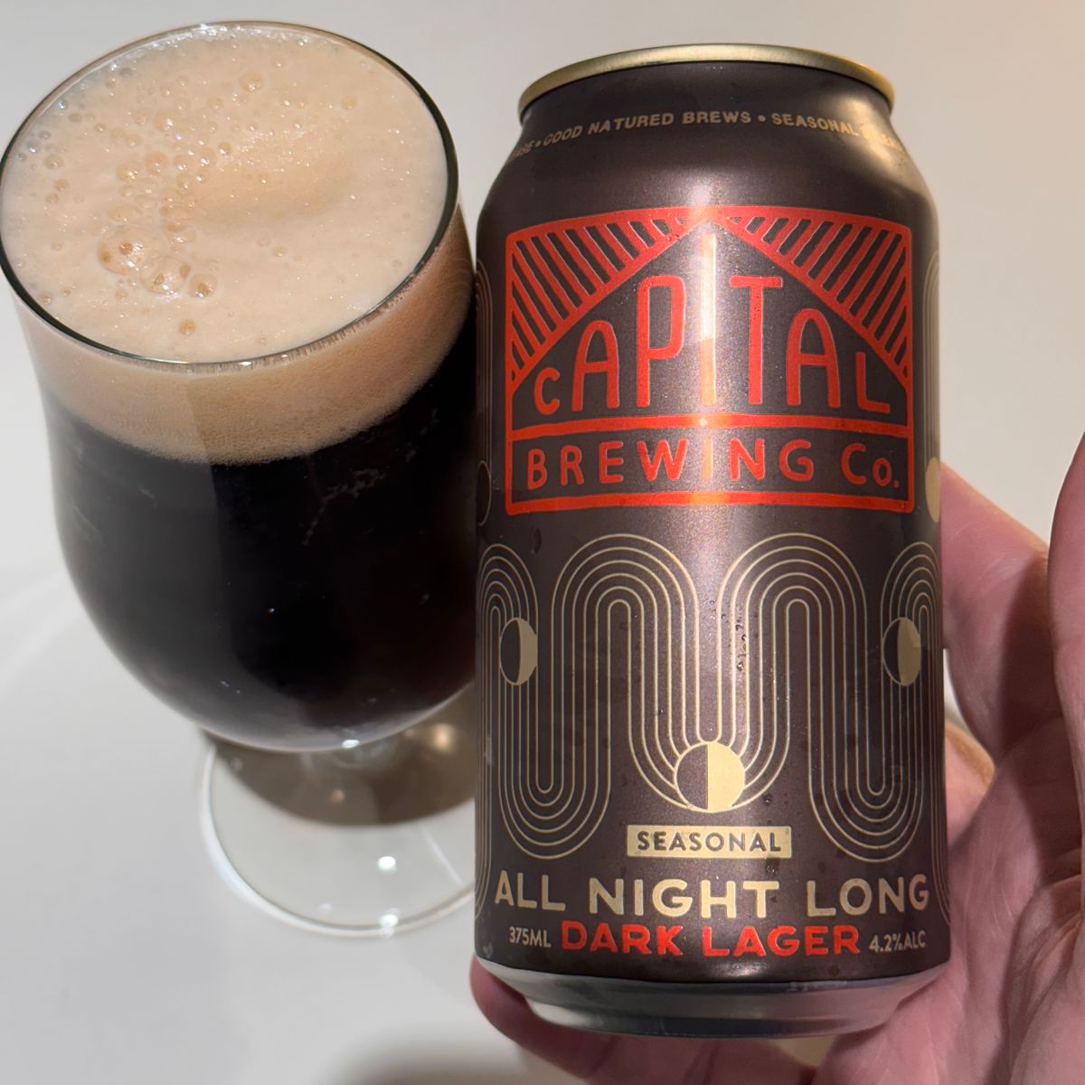 Capital Brewing Co. All Night Long Dark Lager