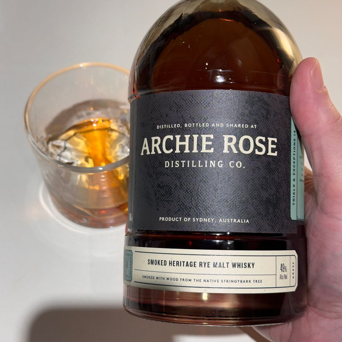 Archie Rose Smoked Heritage Rye Malt Whisky