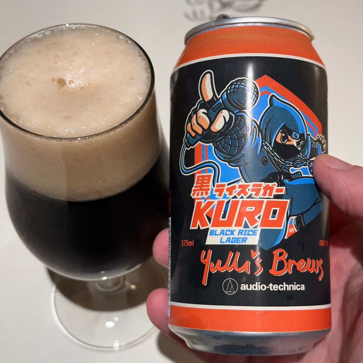 Yulli's Brews Kuro Black Rice Lager