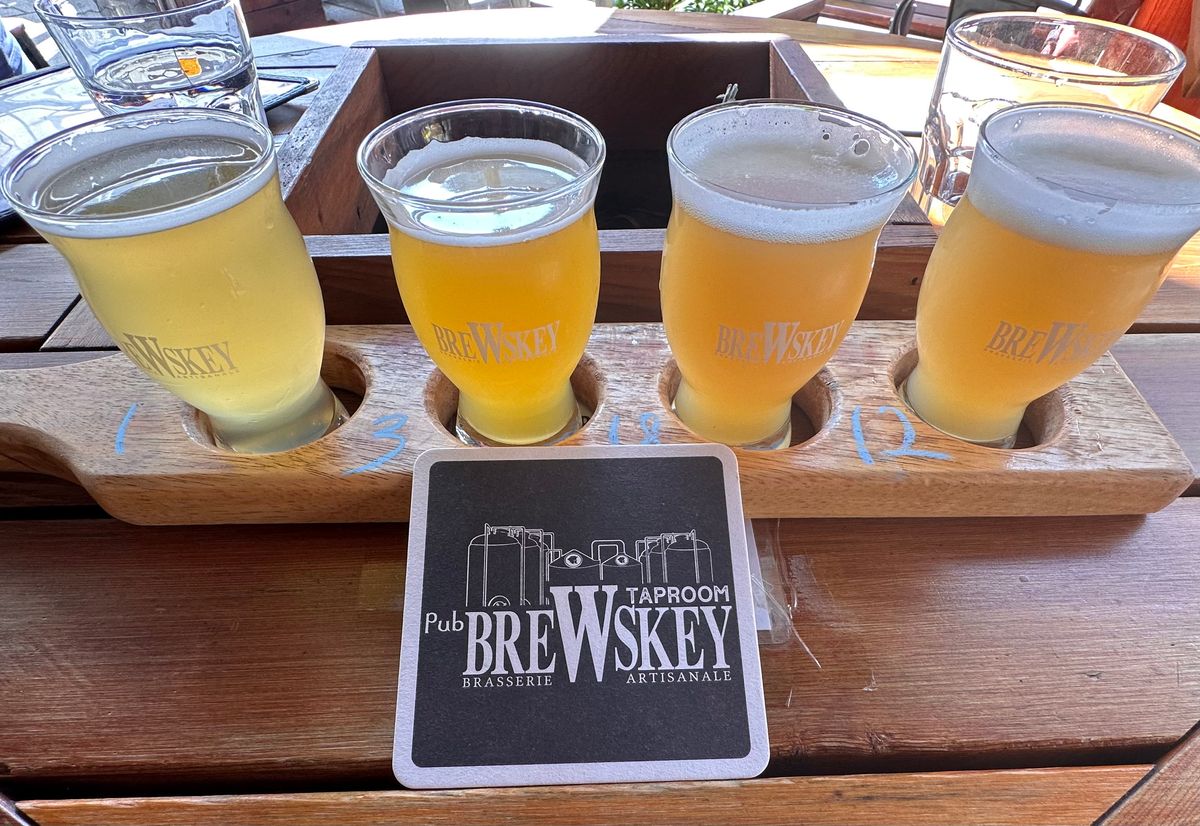 Pub BreWskey Tap Room Samples