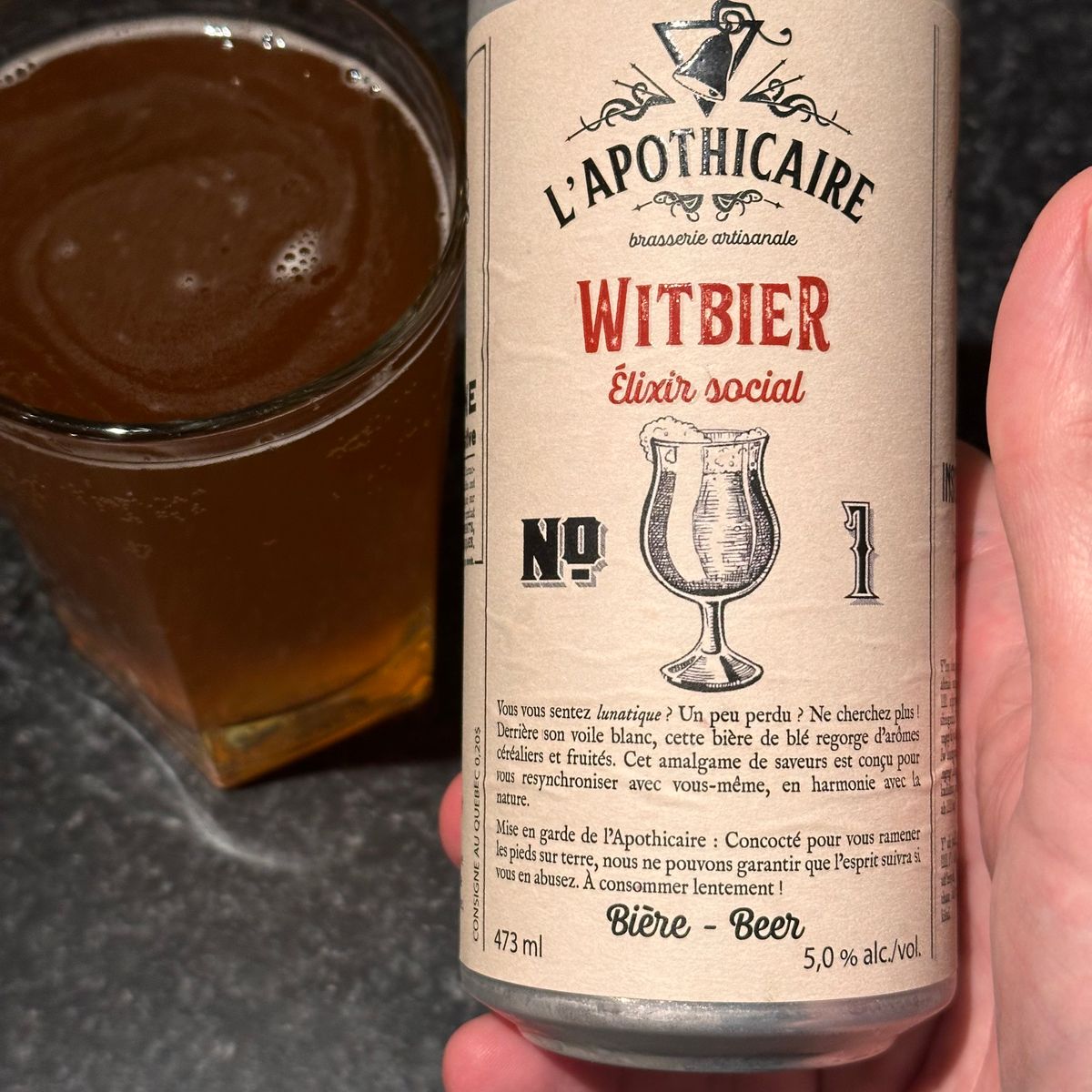 L'Apothicaire Witbier Élixir social