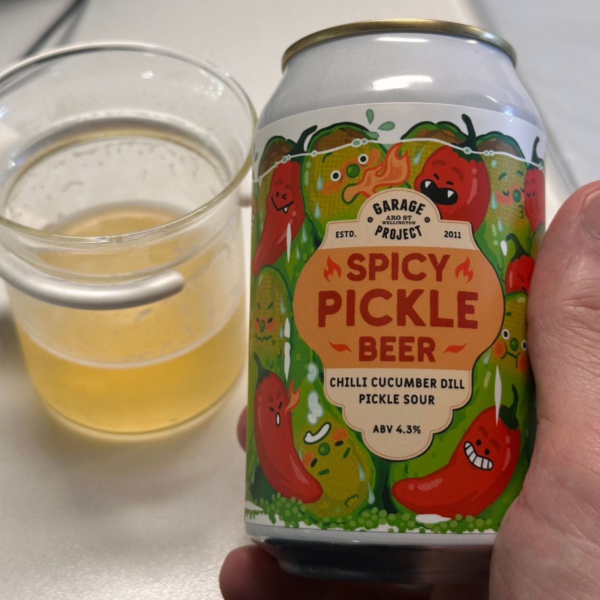 Garage Project Spicy Pickle Beer Chilli Cucumber Dill Pickle Sour