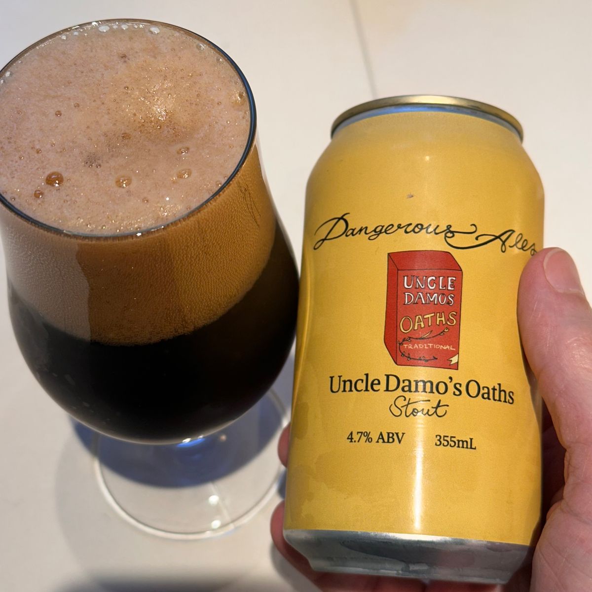 Dangerous Ales Uncle Damo's Oaths Stout