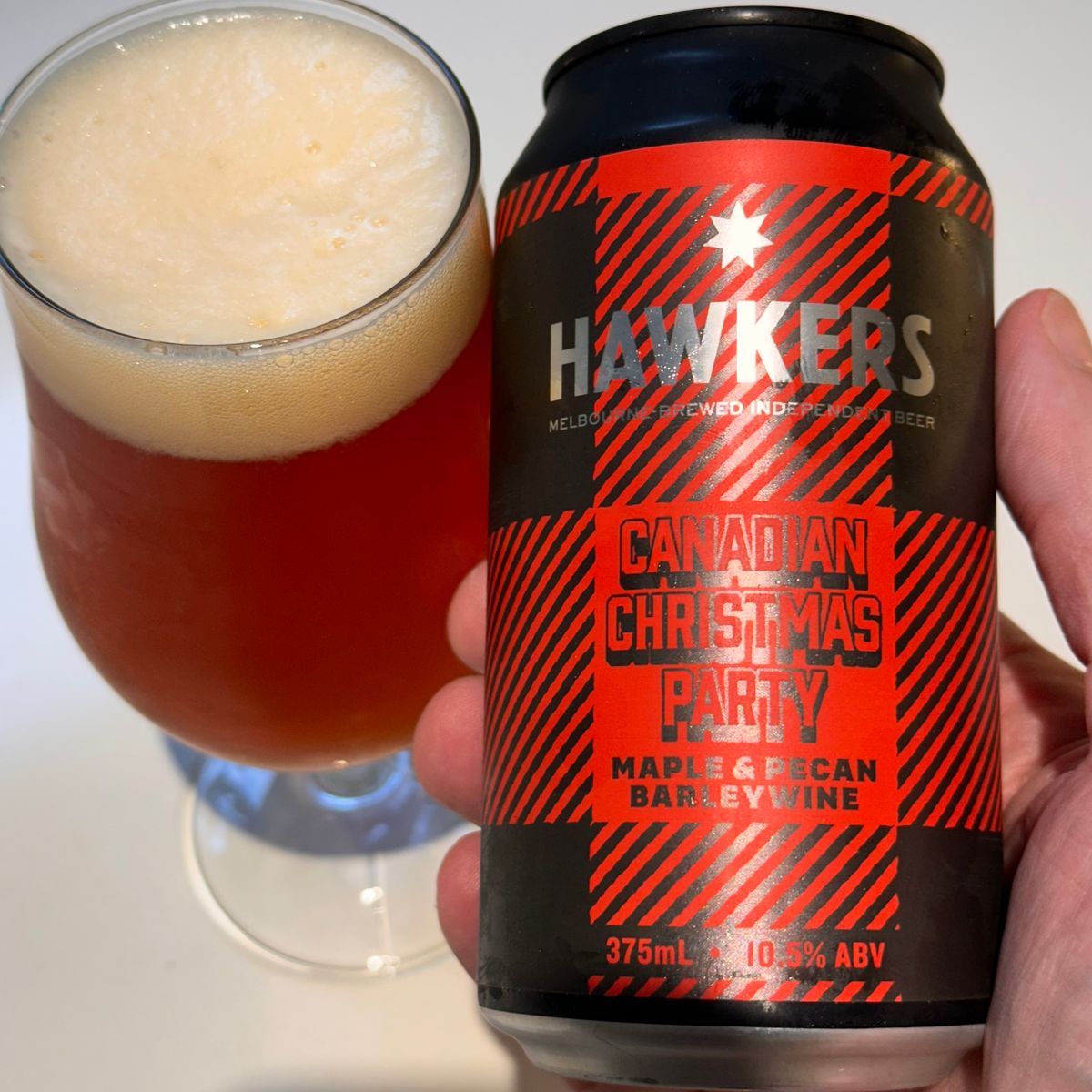 Hawkers Canadian Christmas Party Maple & Pecan Barley Wine