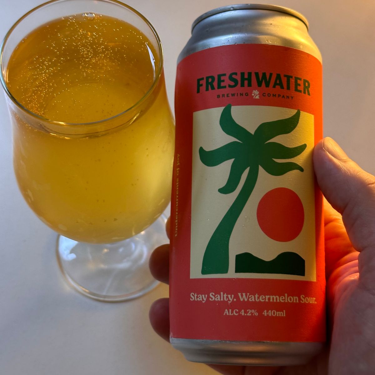 Freshwater Brewing Stay Salty, Watermelon Sour