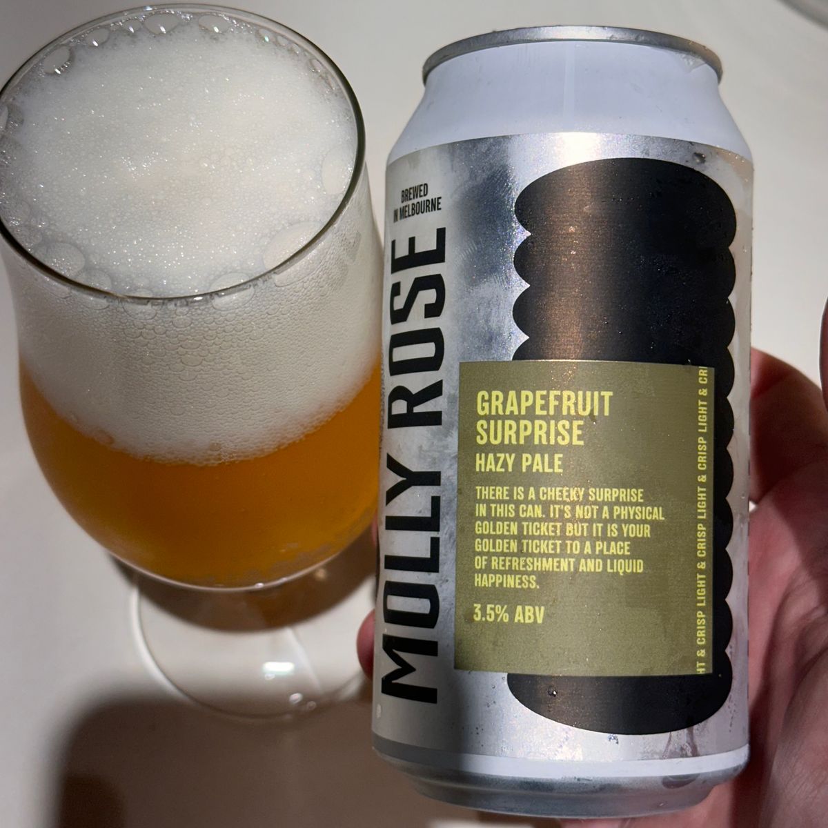 Molly Rose Grapefruit Surprise Hazy Pale
