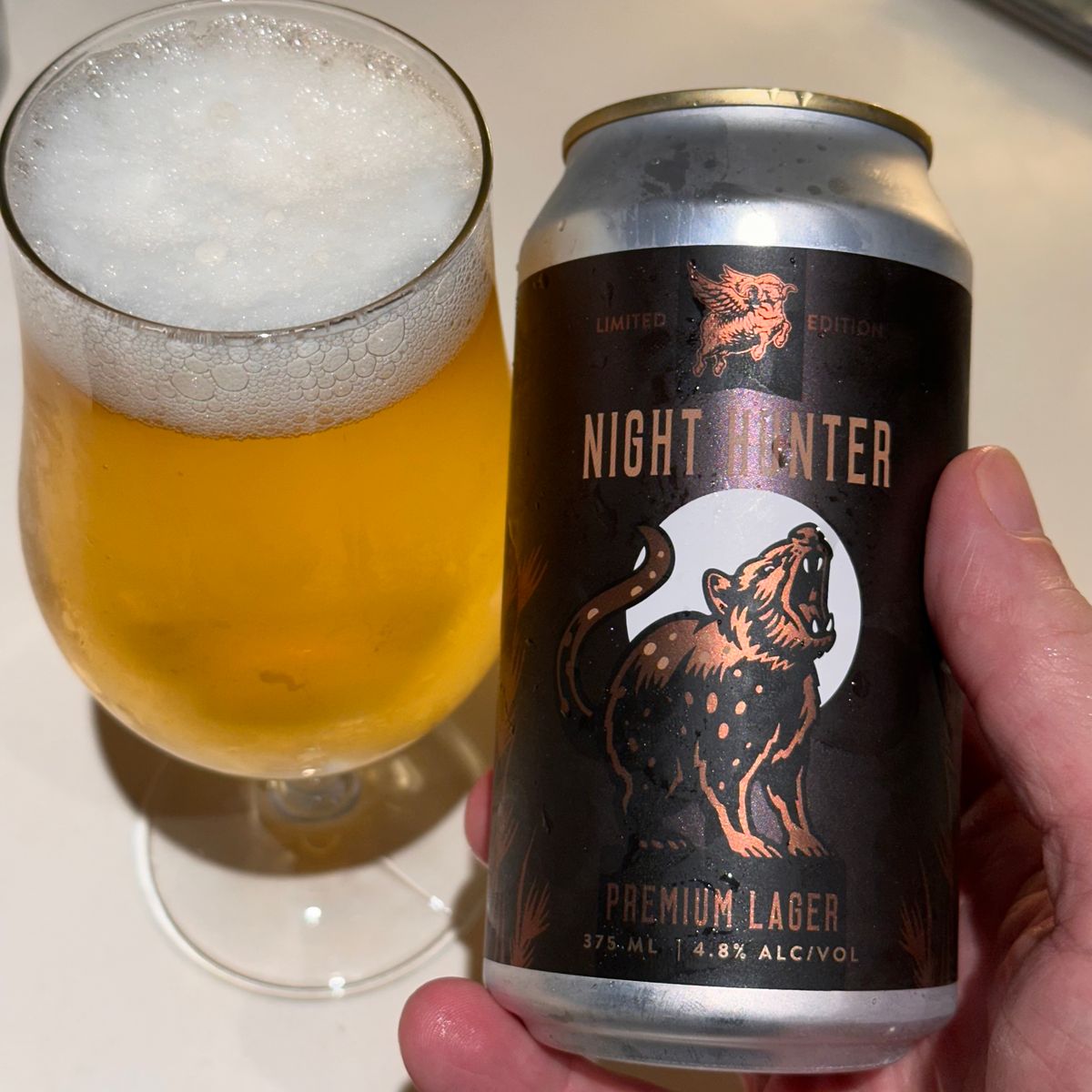 New England Brewing Night Hunter Premium Lager