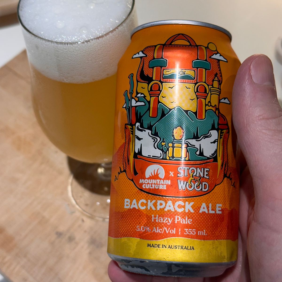 Mountain Culture/Stone and Wood Backpack Ale Hazy Pale