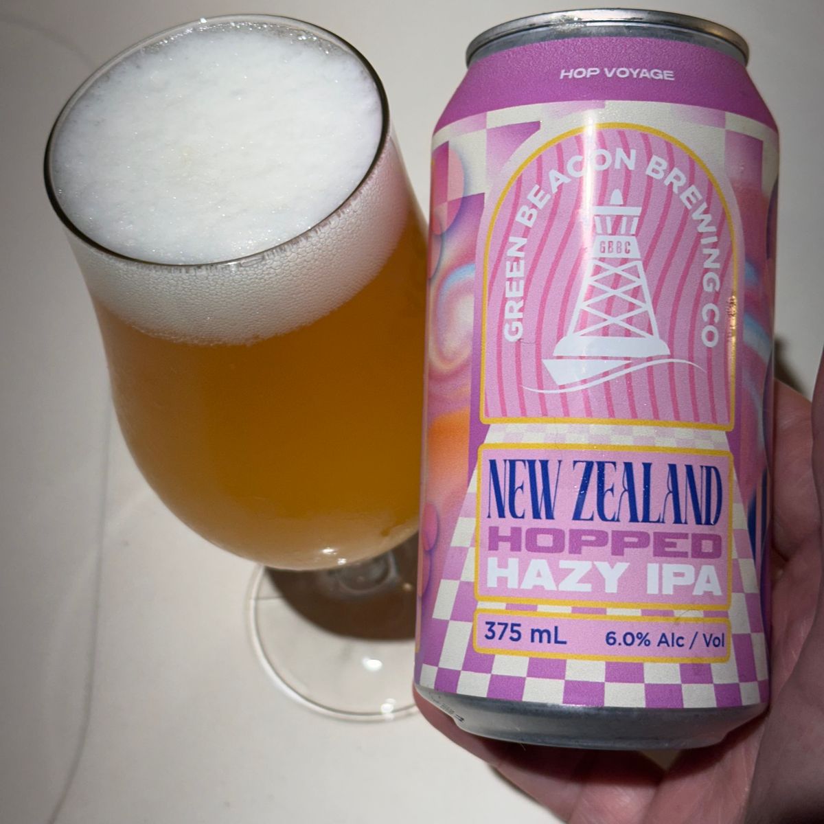 Great Beacon Brewing New Zealand Hopped Hazy IPA
