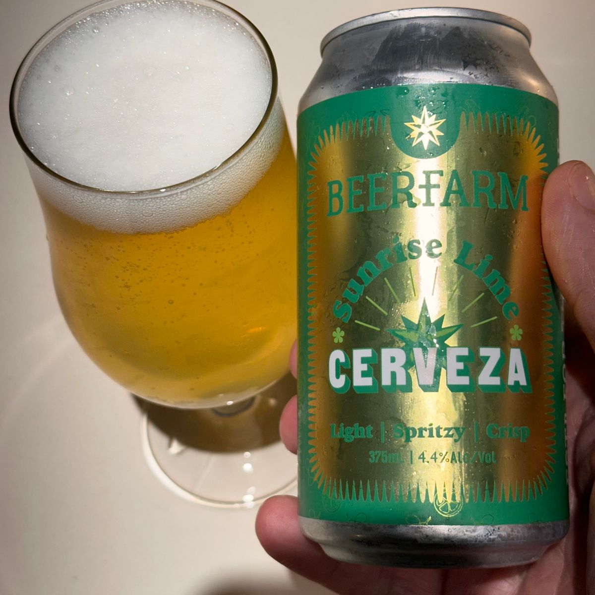Beerfarm Sunrise Lime Cerveza