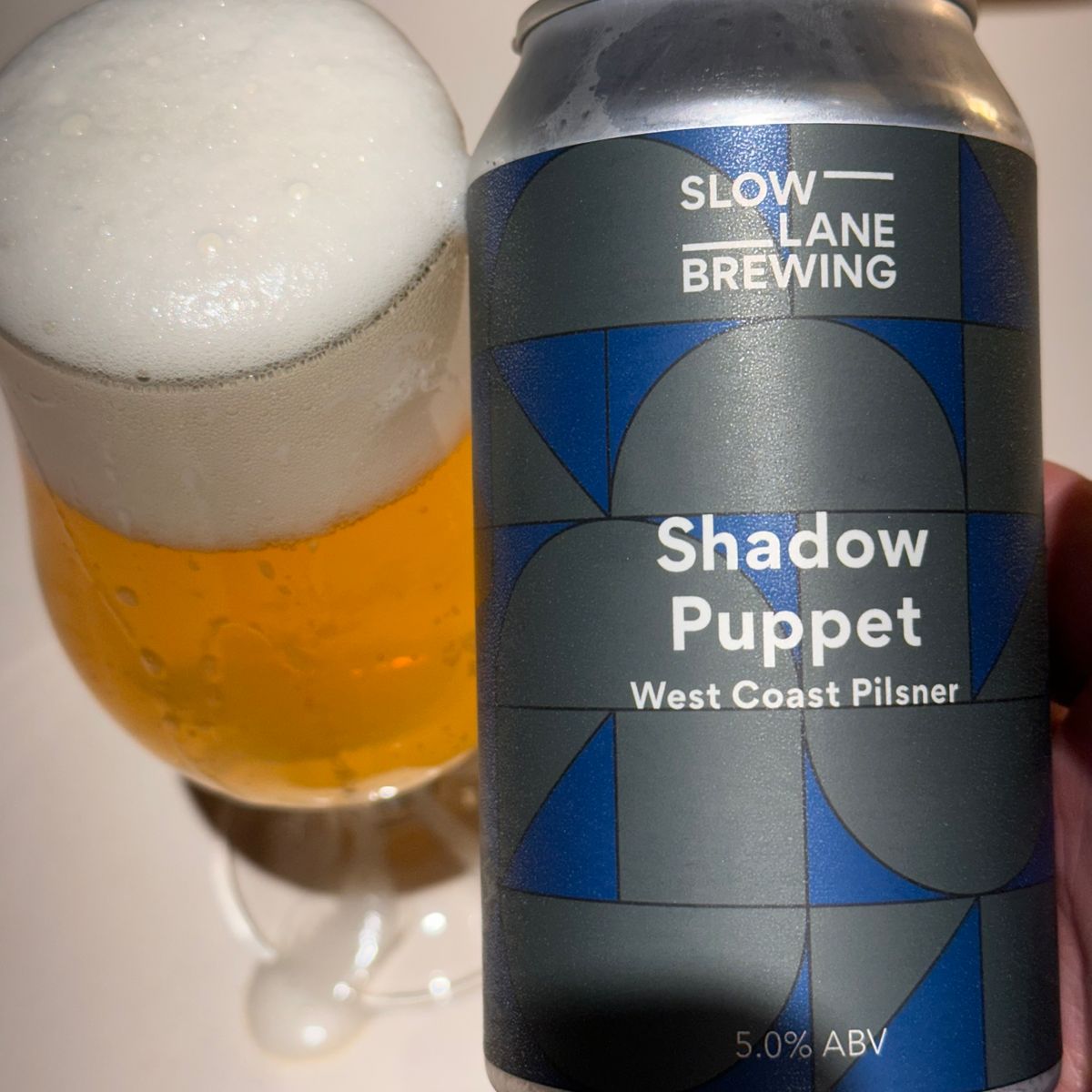 Slow Lane Brewing Shadow Puppet West Coast Pilsner