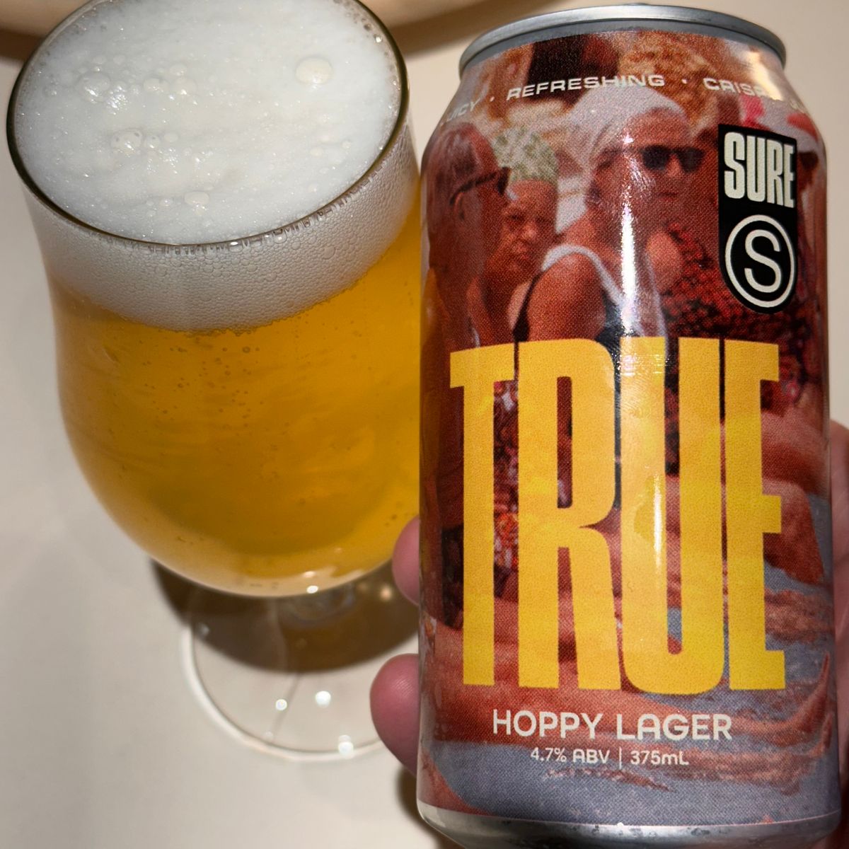 Sure True Hoppy Lager