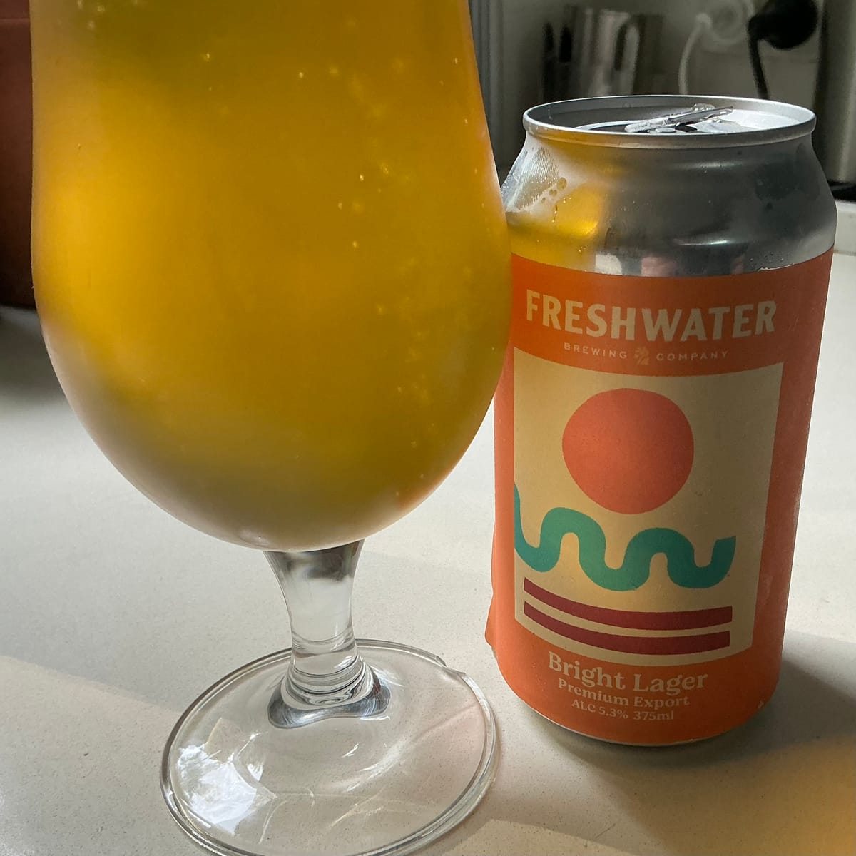 Freshwater Brewing Bright Lager Premium Export