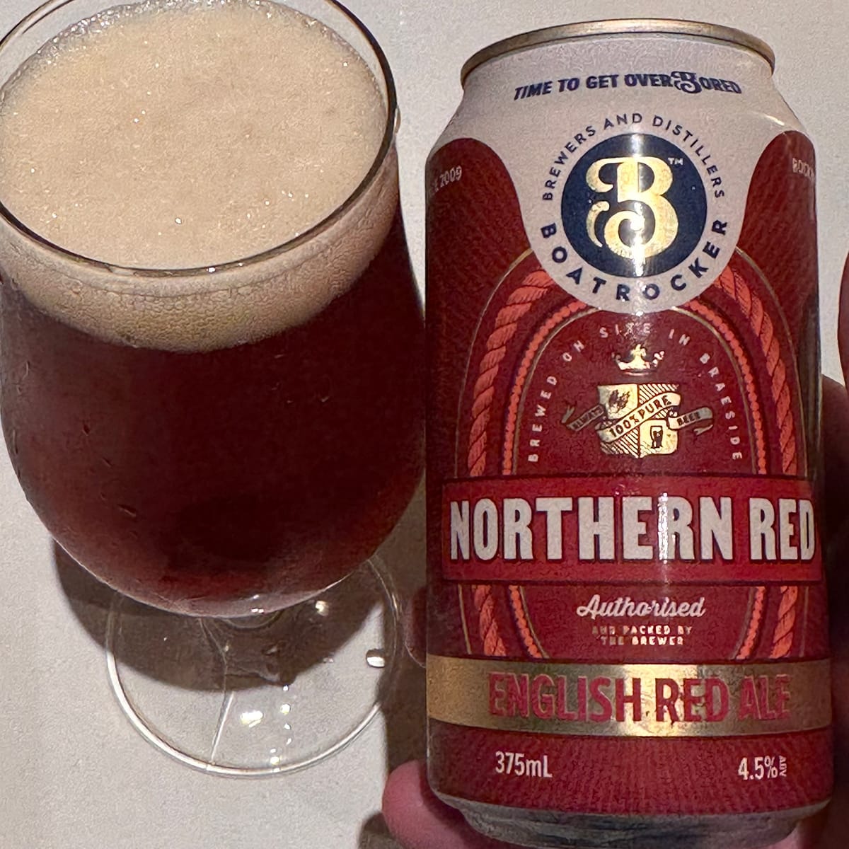 Boatrocker Brewers and Distillers Northern Red English Red Ale