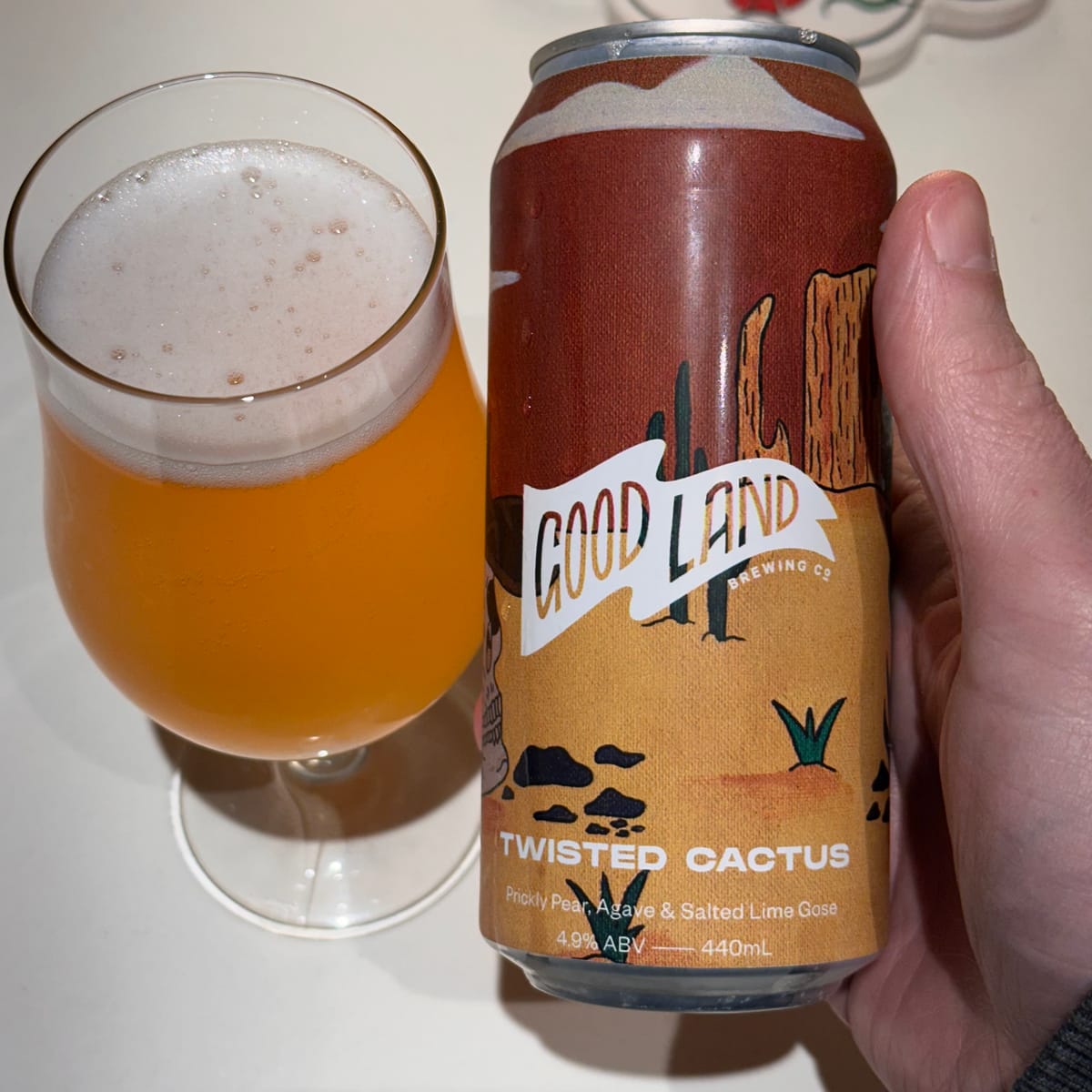 Good Lands Twisted Cactus Prickly Pear, Agave & Salted Lime Gose