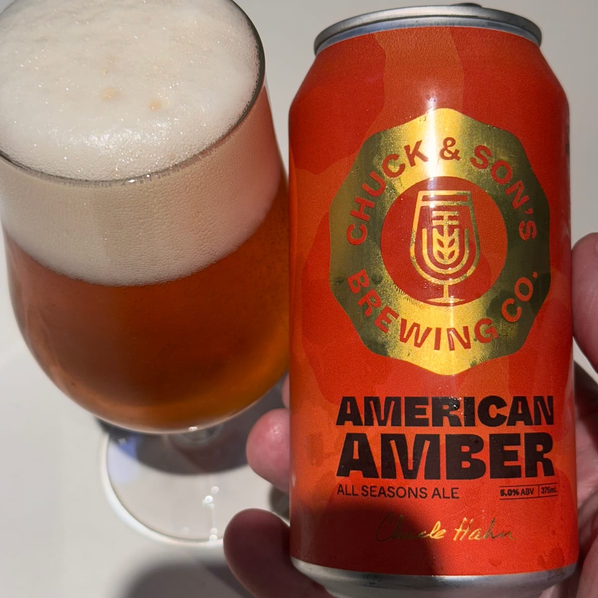 Chuck and Son's American Amber All Seasons Ale
