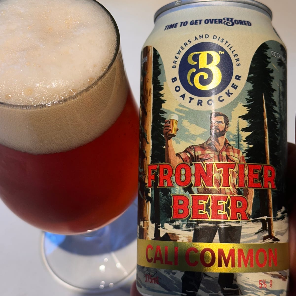 Boatrocker Brewers and Distiller Frontier Beer Cali Common