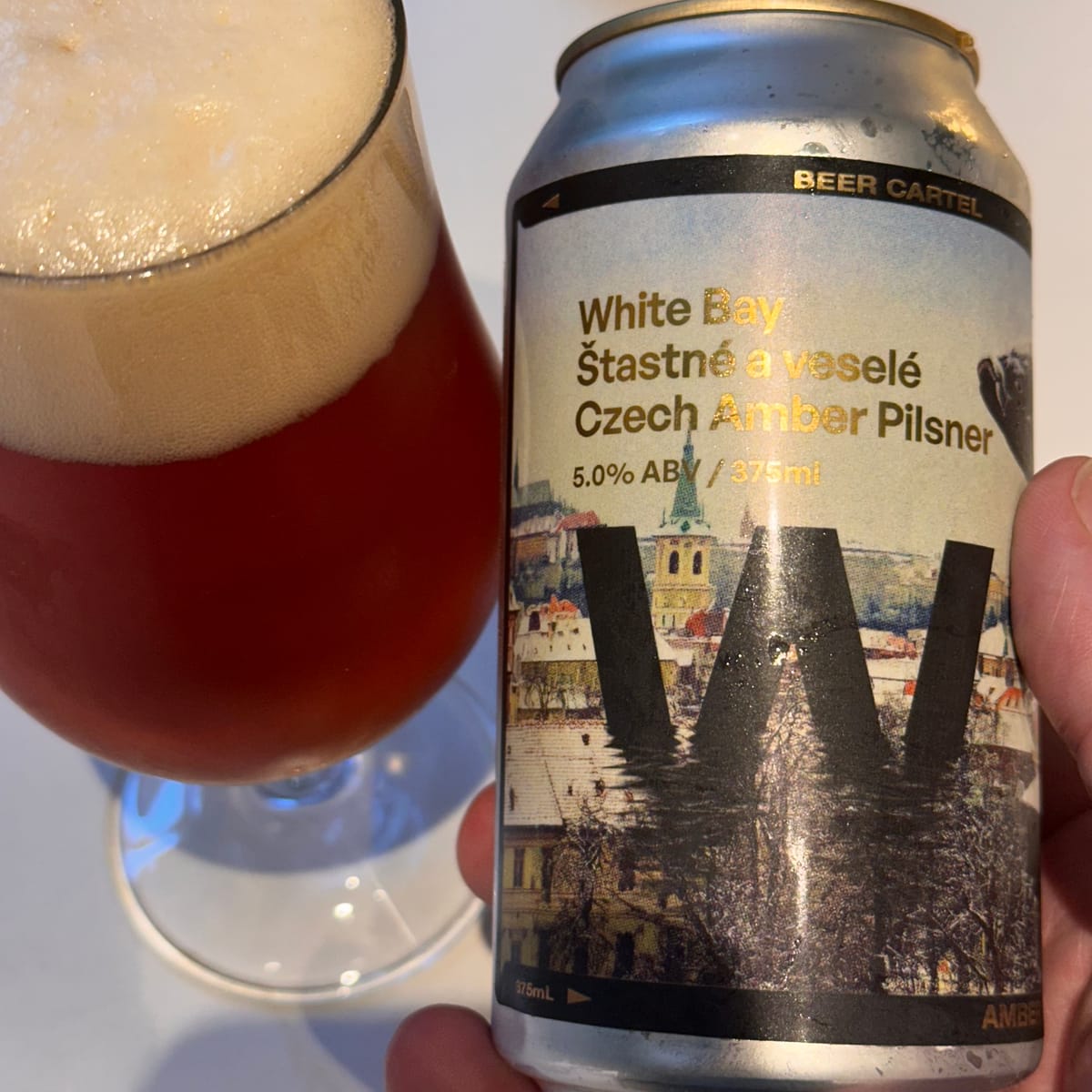 White Bay Štastné a veselé Czech Amber Pilsner