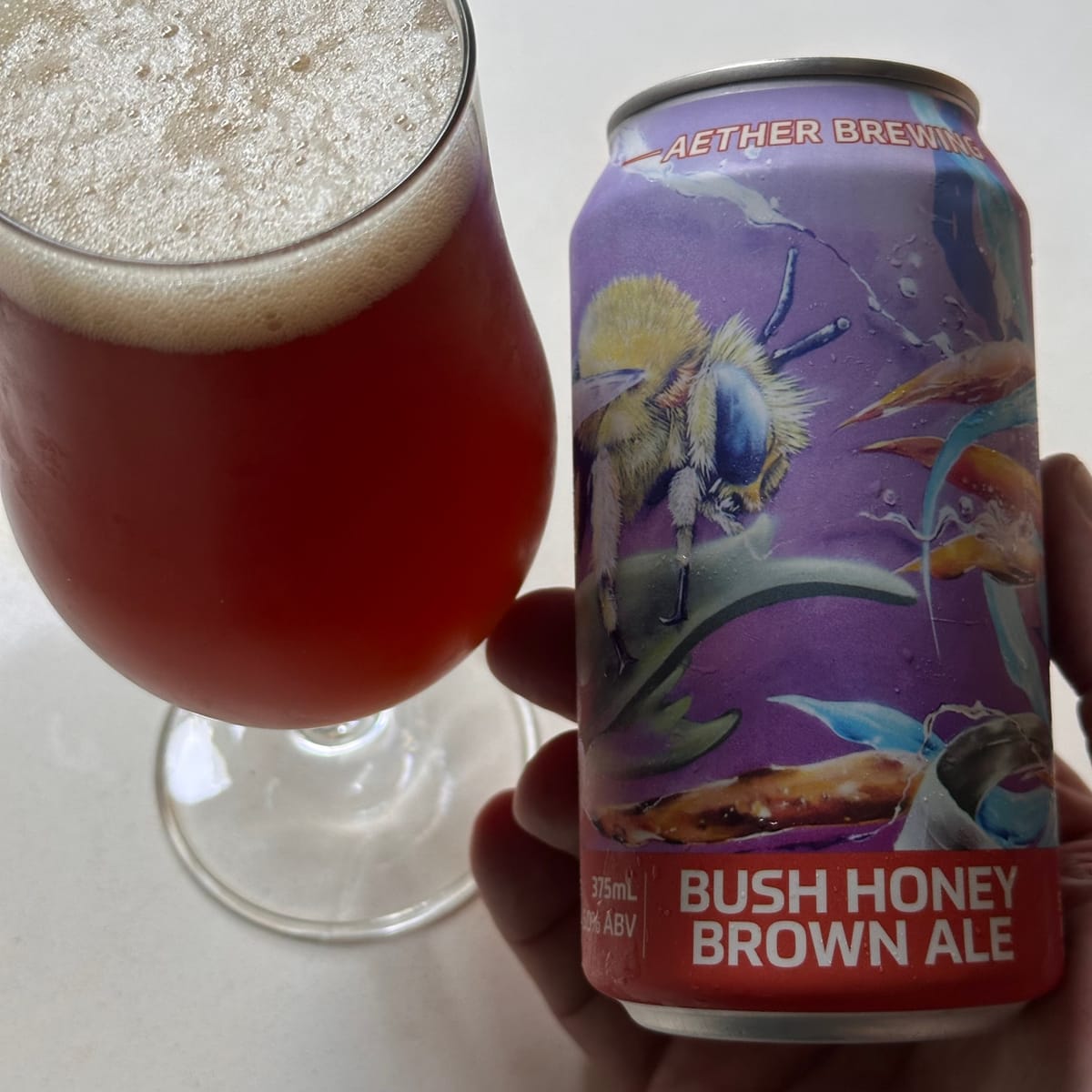 Aether Brewing Bush Honey Brown Ale