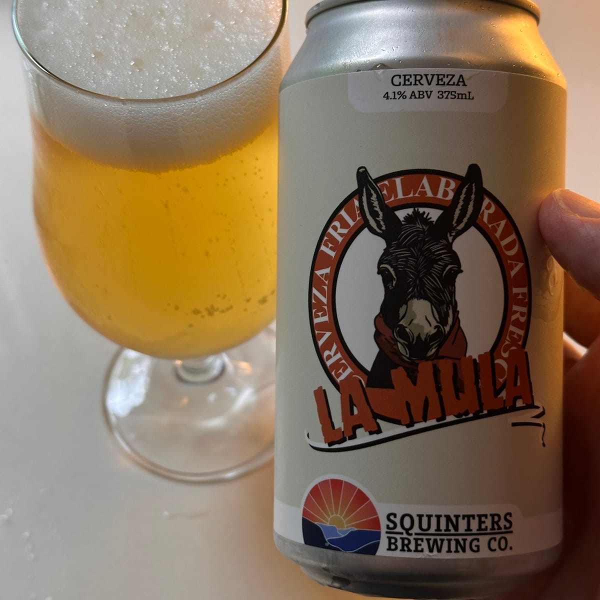 Squinters Brewing La Mula Cerveza