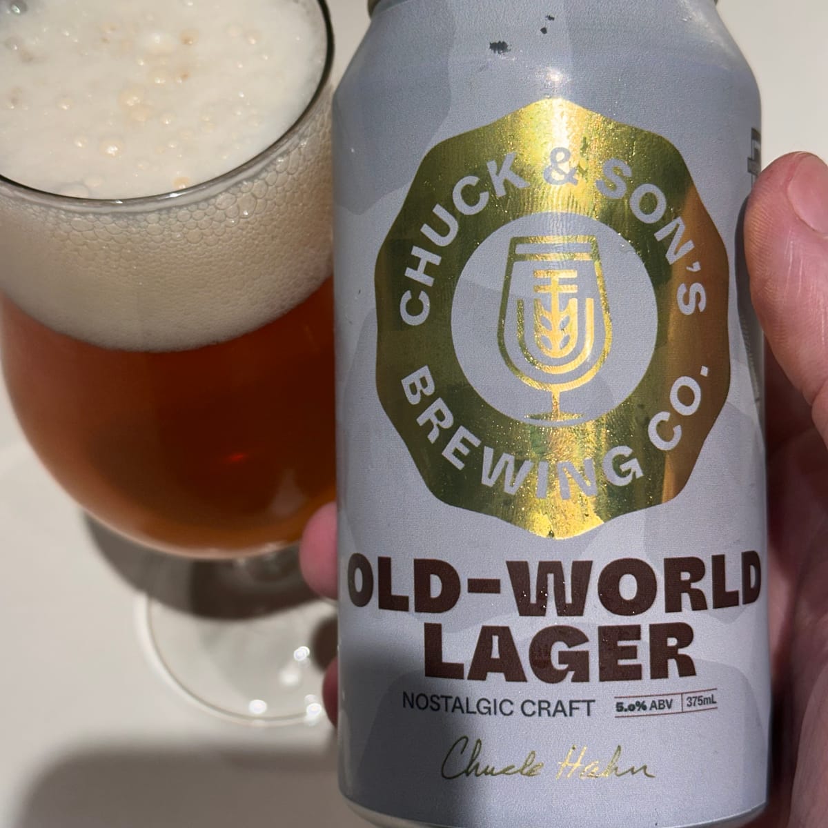Chuck & Son's Old-World Lager