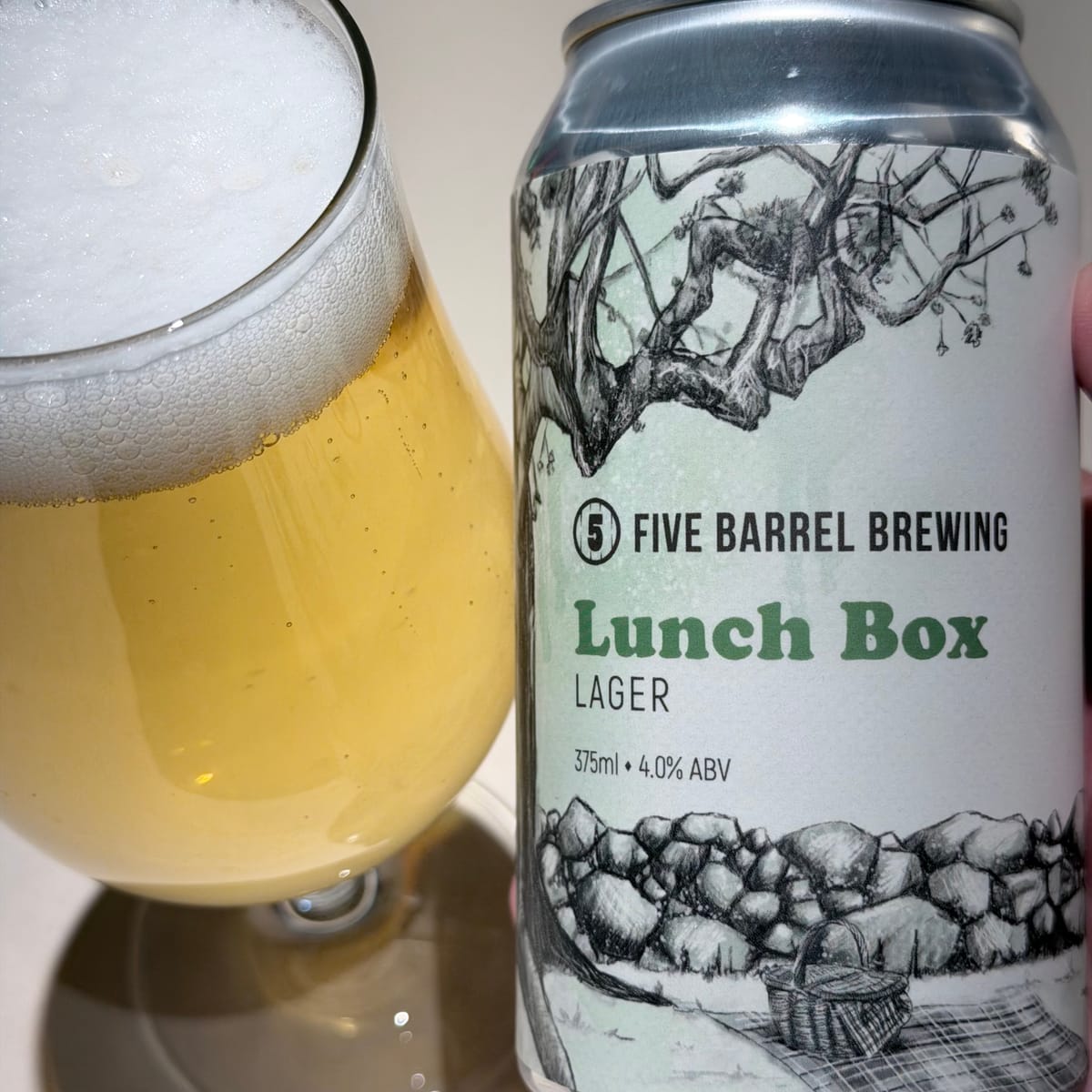 Five Barrel Lunch Box Lager