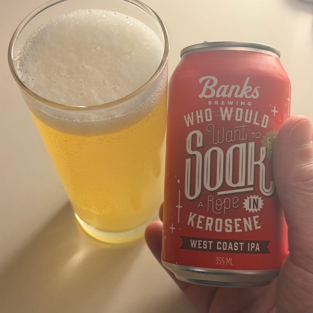Banks Who Would Want to Soak a Rope in Kerosene West Coast IPA