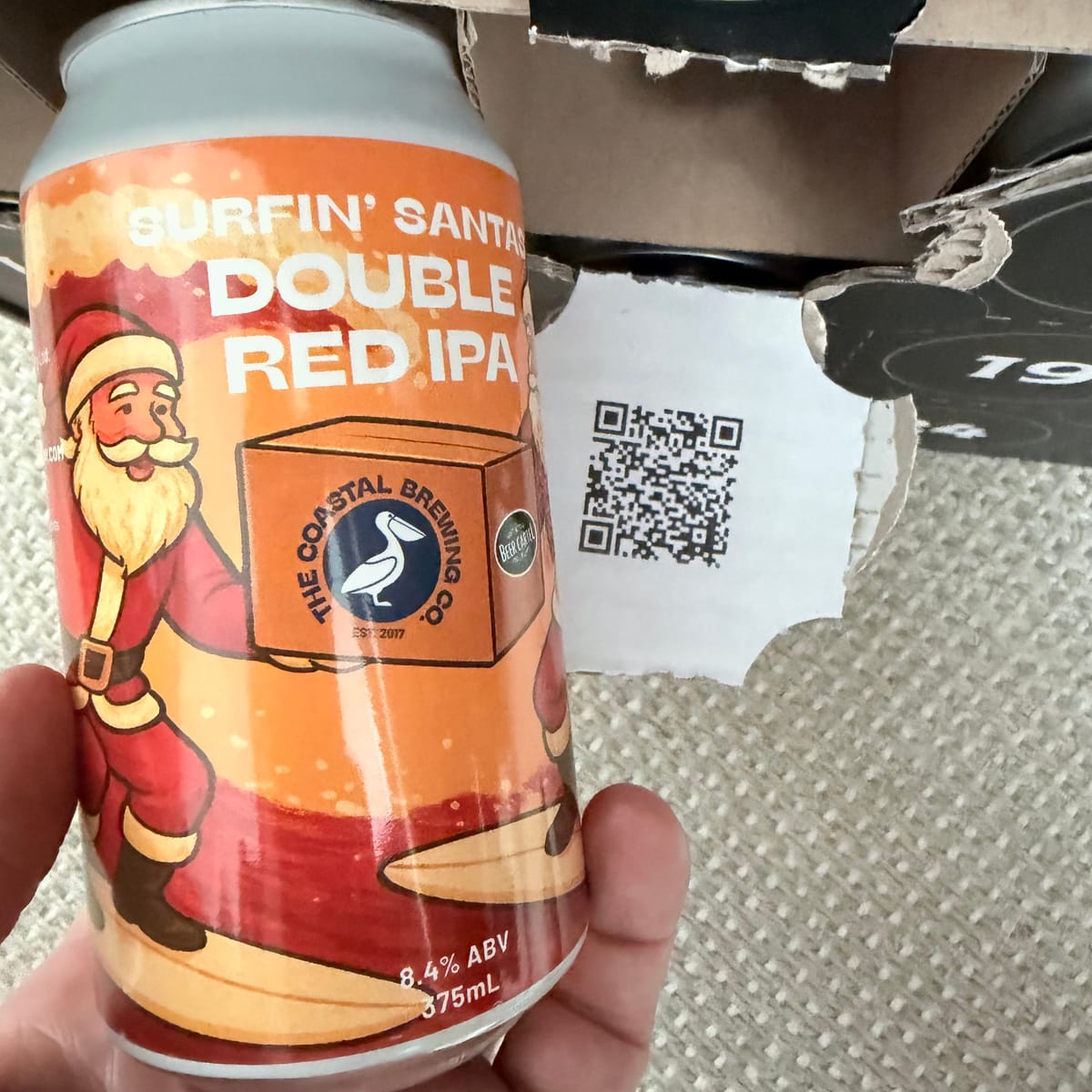 beervent day 13 Coastal Surfin' Santas Double Red IPA
