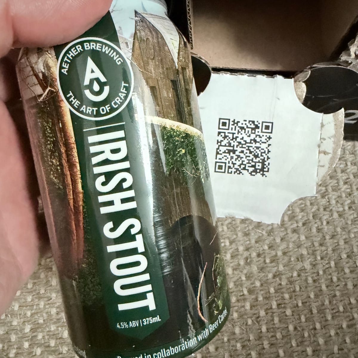 beervent day 18 Aether Irish Stout