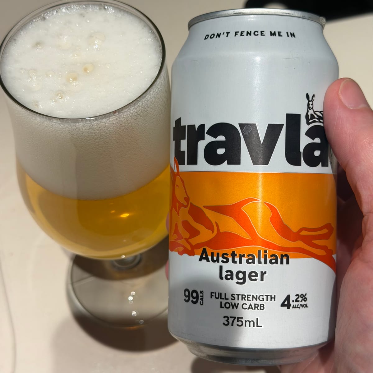 travla Australian lager