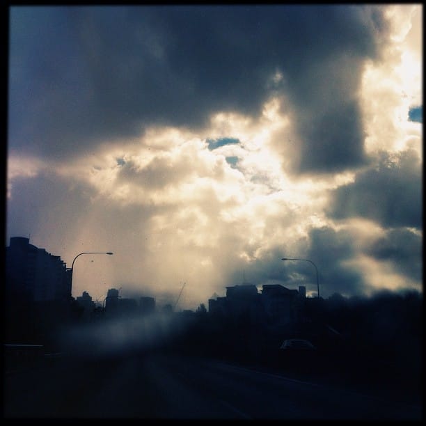 the drive into BrisVegas...